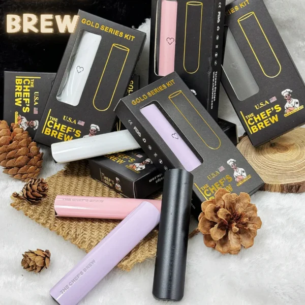 美國進口的廚師佳釀The Chef’s Brew一代主機，具備雙檔調控功能，兼容一代煙彈。