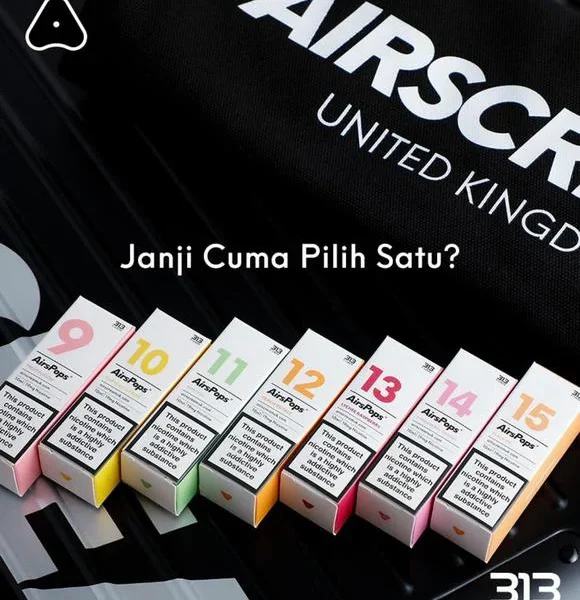 英國Airscram 313系列汽泡 30ml（4.0%）高端小煙油