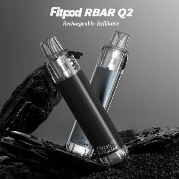 Fitpod RBAR Q2 一次性電子煙，支持重複注油功能。