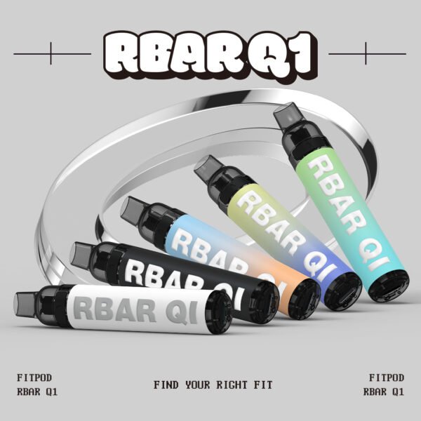 Fitpod RBAR Q1 手感漆面，一次性電子煙，支持重複注油的小煙型產品。