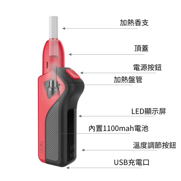 通用IQOS 3.0 - NOSSMOKE NOS加熱裝置 - 高端無煙設備
